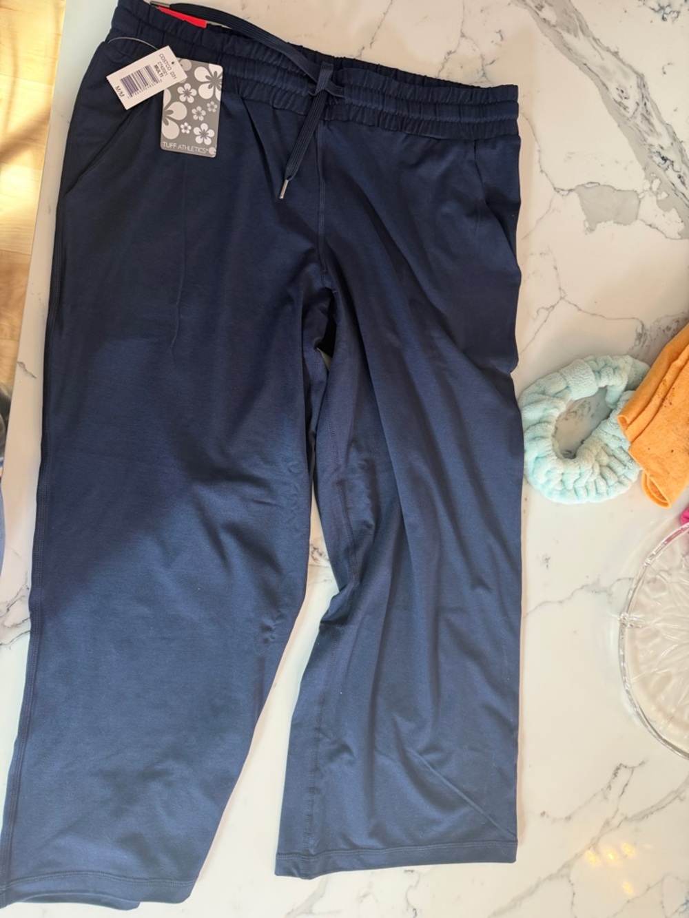 Tuff Athletics Navy Blue Capris